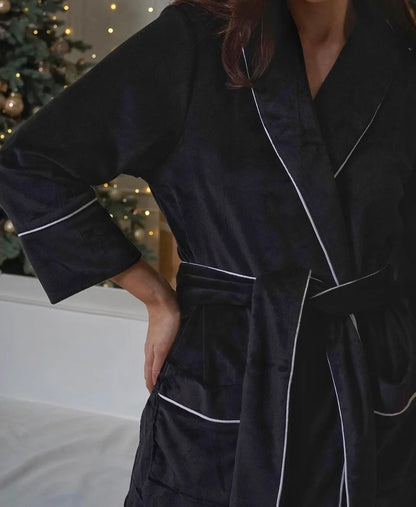 Velvet Black Bridal set