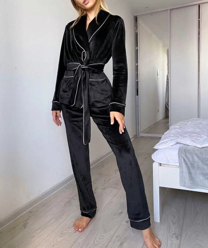 Velvet Black Bridal set